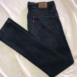 *LEVIS 504 SLOUCH SKINNY* Extra dark blue 504s